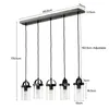 Tribesigns, lampadario per soffitti alti, lampadario a 5 Anteprima dell’immagine prodotto 4