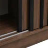 BEAUTYSOFA | Kommode HORIZON 160 cm Warmia Walnuss, Schwarz Produktbild-Vorschau 8