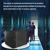 Extralink 9U 600x600 AZH Černá Serverové skříně skříň Náhled obrázku produktu 7