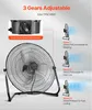 SucceBuy 2 PCS Ventilateurs de sol 20 pouces, 3 vitesses, Voir les images du produit 3