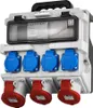 quadro elettrico a 12 moduli con maniglia IP44 4x230V 2x16A Anteprima dell’immagine prodotto 1