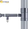 KADAX Collecteur d'eau de pluie avec vanne 100 mm Gris Voir les images du produit 4