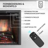 RICHEN EF44C Elektro-Kamin, Wandgerät, 2000 Watt, 2 Produktbild-Vorschau 4