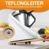 A kitchen appliance on a wooden board, with text overlay and a hand reaching for a bowl of vegetables. Voir les images du produit