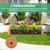 GOPLUS Blumenkasten Holz, Pflanzkasten Blumenbeet mit 2 Produktbild-Vorschau 2