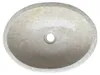 Lendo Online Washbasin Marble 40x30x12 cm Cream Oval Anteprima dell’immagine prodotto 7