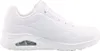 A white women's sneaker with a visible air cushion in the sole. Produktbild-Vorschau