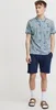 Blend 20715468 Polo Herren Poloshirt Polohemd Palmenmuster Produktbild-Vorschau 2