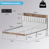 Rama łóżka DEWINNER, 160 x 200, z metalową konstrukcją, Podgląd zdjęcia produktu 2