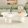 MODFU Table basse - Éclairage LED Changeant Pieds Ronds - Voir les images du produit 7