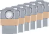 A row of identical vacuum cleaner dust bags. Anteprima dell’immagine prodotto