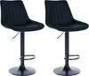 2er Set Barhocker Toni Kunstleder chrom - creme Produktbild-Vorschau 11