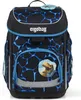 A black and blue children's backpack with a dinosaur graphic. Voir les images du produit