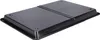 A black plastic tray with a raised lid, shown from a diagonal angle. Anteprima dell’immagine prodotto