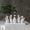 Dekoleuchte Snowman, Holz, weiß Produktbild-Vorschau 5