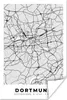 MuchoWow® Poster Karte - Dortmund - Stadtplan - Deutschland Produktbild-Vorschau 1