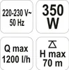 Flo 79944, 350 W, IPX8 Náhled obrázku produktu 7