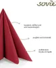 Sovie HOME Serviette Bordeaux aus Linclass® Airlaid 40 x 40 Produktbild-Vorschau 3