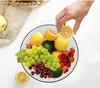 Obstschale Schwarz/Weiß Brotkorb Rund Schwarz Drahtkorb Produktbild-Vorschau 4