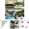 The Living Store Sonnensegel Hellgrau 4x5x6,4 m 100% Produktbild-Vorschau 1