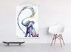 Magnetické plakátovací lišty 100 cm, pár, bílý plast Náhled obrázku produktu 2
