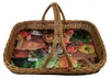 Weidentablett mit Querstange 50x35x29 cm Rechteckig Braun Produktbild-Vorschau 3