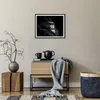 Gerahmtes Poster - Schwarzer Rahmen - Affe Gorilla Porträt Produktbild-Vorschau 7
