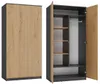 Penderie à deux portes 90 cm TAUNO – chêne artisan / Voir les images du produit 1