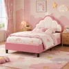 Lit bébé INONEFT 90 x 190 cm, lit rembourré avec éclairage Voir les images du produit 2