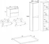 RODAN | Waschbeckenunterschrank - Beige und Schwarz - 100 Produktbild-Vorschau 7