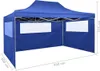 vidaXL Tente pliante avec 3 parties latérales 3x4,5 m Bleu Voir les images du produit 14