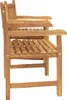 vidaXL Garten Gartenstühle 152 x 63 x 89 cm Massivholz Teak Produktbild-Vorschau 6