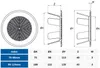 Universal-Lüftungsgitter 78-98 mm Produktbild-Vorschau 2
