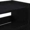 vidaXL Stojan na topánky čierny 80x25x81 cm materiál na Náhľad obrázku produktu 7