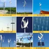 Pionowa turbina wiatrowa, 3000W, wysoka wydajność, trwała Podgląd zdjęcia produktu 4