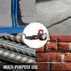 A collage of four images showing different construction materials and a wall chaser in the center. Produktbild-Vorschau