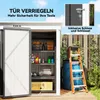Metalowa szopa narzędziowa Outsunny 1,36 m² 161 x 95 x 181 Podgląd zdjęcia produktu 7