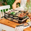 ADLER ELEKTRICKÝ GRIL 4 v 1 Raclette 1400W 8 osôb Náhľad obrázku produktu 14