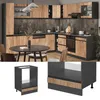 Herdumbauschrank Vicco R-Line Goldkraft Eiche 60 cm Produktbild-Vorschau 3