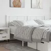 The Living Store Kopfteil Metall Weiß 200 cm Produktbild-Vorschau 2