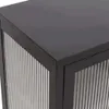 vidaXL Sideboard Schwarz 70x35x70 cm Glas und Stahl Produktbild-Vorschau 9