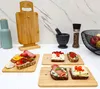 set di 6 tavole da colazione con supporto - tavole da pane Anteprima dell’immagine prodotto 2