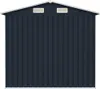 vidaXL Szopa narzędziowa antracyt 205x129x183 cm Stal Podgląd zdjęcia produktu 2