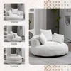 Sweiko Lazy Sofa Durevole Comfort Lounger Alto Schienale Anteprima dell’immagine prodotto 4