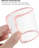 A hand holding a pink and clear phone case. Produktbild-Vorschau
