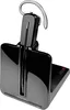 A black wireless headset and its charging base are shown against a white background. Produktbild-Vorschau