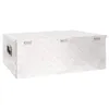 vidaXL Contenitore argento 100x55x37 cm alluminio Anteprima dell’immagine prodotto 5