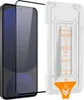 A smartphone screen protector and its installation guide. Produktbild-Vorschau