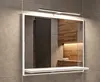 Badspiegel mit Beleuchtung Weiß H:50 x B:60 cm - Bathroom Produktbild-Vorschau 3