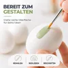 50x Plastikeier – weiße Kunststoffeier 6 cm zum Bemalen & Produktbild-Vorschau 2